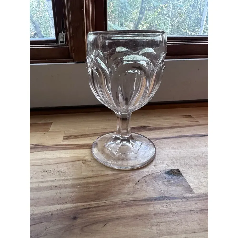 Antique EAPG Glass Lot Seneca Loop Adams Egyptian Sphinx Portland Loop Dart 8pc